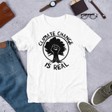 Climate Change Is Real Raised Fist - Environmentalism, Global Warming, Save The Earth, Eco-Socialism, Leftist T-Shirt