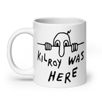 Kilroy Was Here - World War II, Historical Graffiti, Meme Mug