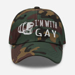 I'm With Gay - LGBTQ Meme Hat