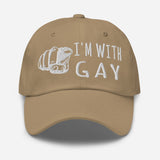 I'm With Gay - LGBTQ Meme Hat