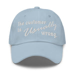 The Customer Is Usually Wrong - Meme Hat