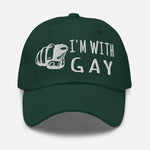 I'm With Gay - LGBTQ Meme Hat