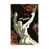 No More War! - Soviet Propaganda Magnet