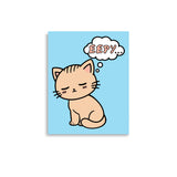 Eepy Cat - Cute Sleepy Kitten Meme Poster