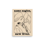 Same Eagles New Liver - Prometheus Meme, Greek Mythology Poster