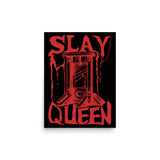 Slay Queen - Guillotine Meme Poster