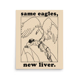 Same Eagles New Liver - Prometheus Meme, Greek Mythology Poster