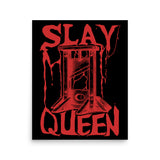 Slay Queen - Guillotine Meme Poster