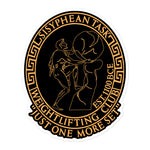 Sisyphean Task Weightlifting Club - Greek Mythology, Gym Meme, Bodybuilding Sticker