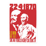 Lenin Lives In Our Lives - Vietnamese Propaganda Sticker