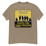 My Girlfriend's Husband Fights For Your Freedom - Meme, Funny, Parody T-Shirt