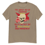 Worst Day Of Trucking Beats The Best Day Of Court Ordered Anger Management - Oddly Specific Meme T-Shirt