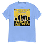 My Girlfriend's Husband Fights For Your Freedom - Meme, Funny, Parody T-Shirt