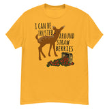 I Can Be Trusted Around Strawberries - Cute, Deer, Meme, Funny T-Shirt