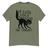 If Cats Could Talk To Cops They Wouldnt - Meme, Punk, Anarchist T-Shirt