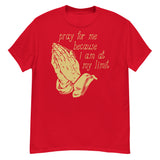 Pray For Me Because I Am At My Limit - Meme T-Shirt