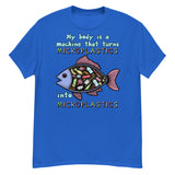 My Body Is A Machine That Turns Microplastics Into Microplastics - Ironic Meme T-Shirt