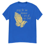 Pray For Me Because I Am At My Limit - Meme T-Shirt