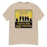 My Girlfriend's Husband Fights For Your Freedom - Meme, Funny, Parody T-Shirt