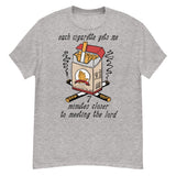 Each Cigarette Gets Me 7 Minutes Closer To Meeting The Lord - Ironic Meme T-Shirt