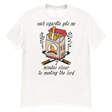 Each Cigarette Gets Me 7 Minutes Closer To Meeting The Lord - Ironic Meme T-Shirt