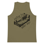 Waiting For Better Days - Depressed Skeleton Meme Tank Top