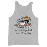 The Most Important Meal of the Day - Breakfast, Coffee, Meme Tank Top