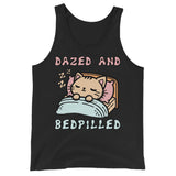 Dazed And Bedpilled - Cute Sleepy Cat Meme Tank Top