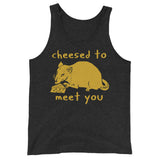 Cheesed To Meet You - Rat, Meme Tank Top