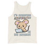 Spreading Misinformation On The Internet - Cute Meme Tank Top