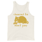 Cheesed To Meet You - Rat, Meme Tank Top