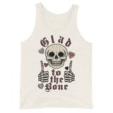 Glad To The Bone - Ironic Meme Tank Top