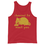 Cheesed To Meet You - Rat, Meme Tank Top