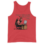 I Hope This Email Finds You Well - Meme, Demon, Ironic, Funny Tank Top