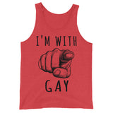 I'm With Gay - LGBTQ Meme Tank Top