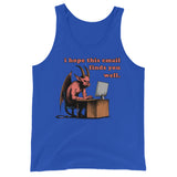 I Hope This Email Finds You Well - Meme, Demon, Ironic, Funny Tank Top