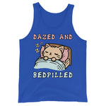 Dazed And Bedpilled - Cute Sleepy Cat Meme Tank Top