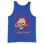 Worst Day Of Trucking Beats The Best Day Of Court Ordered Anger Management - Oddly Specific Meme Tank Top