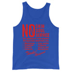 No Skin No Soul No Service - Oddly Specific Meme Tank Top