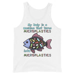 My Body Is A Machine That Turns Microplastics Into Microplastics - Ironic Meme Tank Top