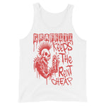 Graffiti Keeps The Rent Cheap - Punk Meme Tank Top