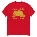 Cheesed To Meet You - Rat, Meme T-Shirt