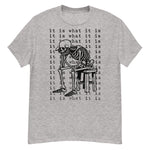 It Is What It Is - Skeleton Meme T-Shirt