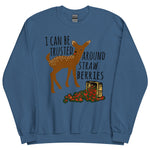 I Can Be Trusted Around Strawberries - Cute, Deer, Meme, Funny Sweatshirt