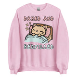 Dazed And Bedpilled - Cute Sleepy Cat Meme Sweatshirt