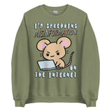 Spreading Misinformation On The Internet - Cute Meme Sweatshirt