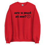 Are U Mad At Me - Meme Sweatshirt