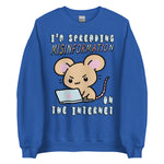 Spreading Misinformation On The Internet - Cute Meme Sweatshirt