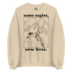 Same Eagles New Liver - Prometheus Meme, Greek Mythology Sweatshirt