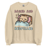 Dazed And Bedpilled - Cute Sleepy Cat Meme Sweatshirt